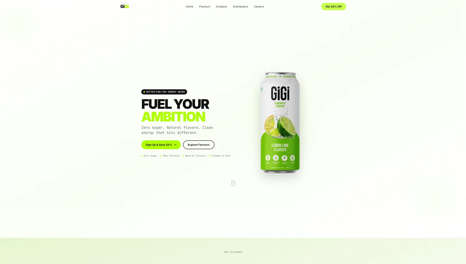 Projeto GiGi — Marca de energético